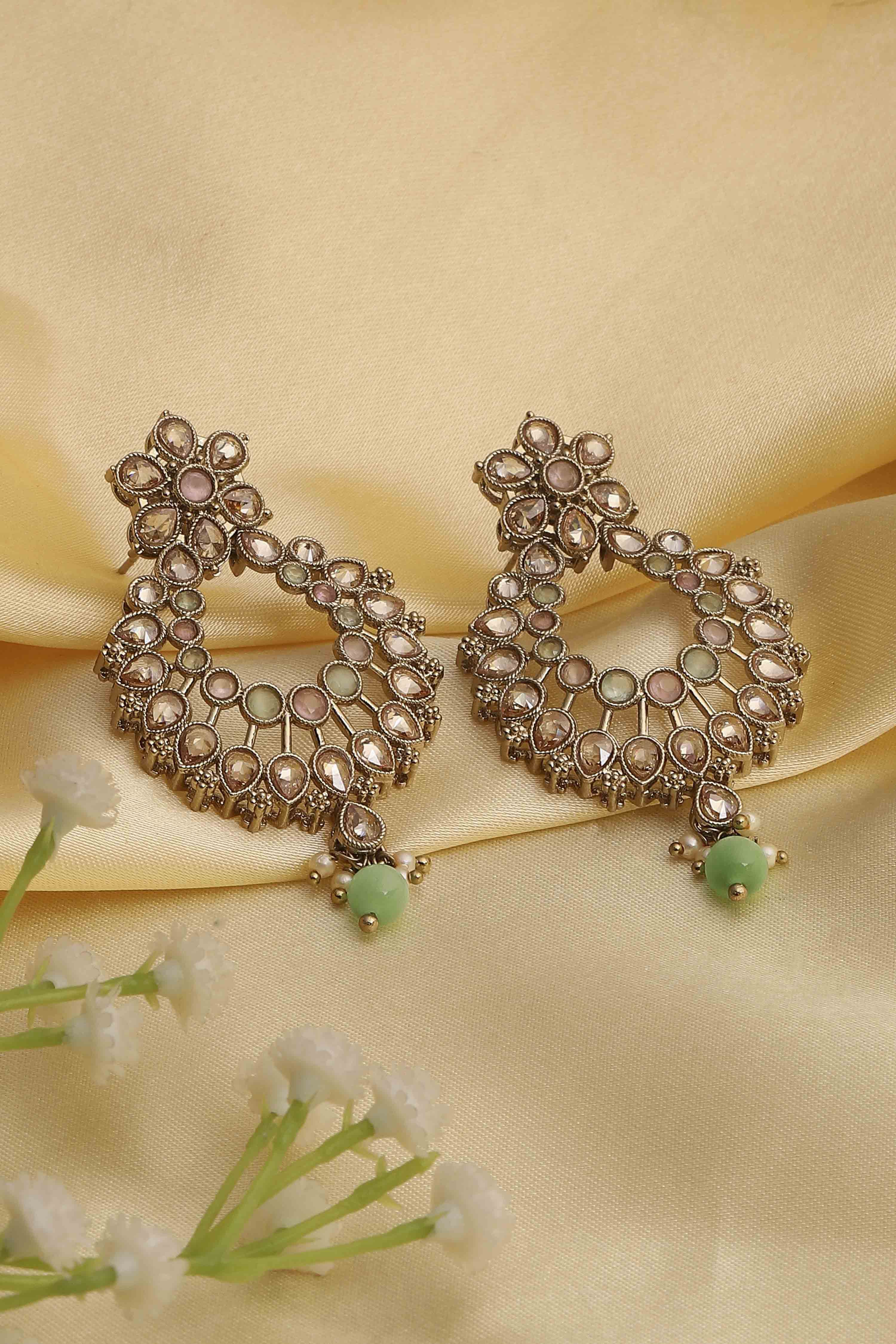 Multicolour Pearl Earrings image number 0