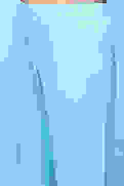 Powder Blue Polyester Straight Printed Suit Set image number 2