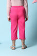 Pink Cotton Blend Capris image number 4