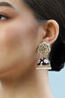 Black Brass Earrings image number 1