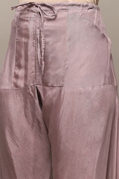 Violet Silk Blend Unstitched Suit set image number 3
