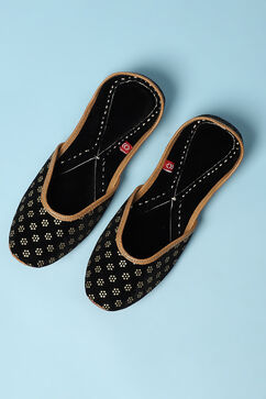 Black PU Mojaris image number 5