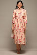 Beige Rayon Straight Kurta Pants Suit Set image number 7