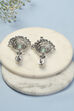 Mint Green Brass Earrings image number 2