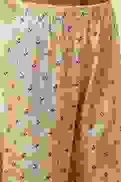 Beige and Brown Pure Cotton Printed Kurta Set image number 2