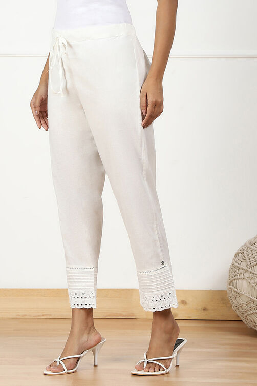 Black Viscose Lycra Solid Leggings image number 2
