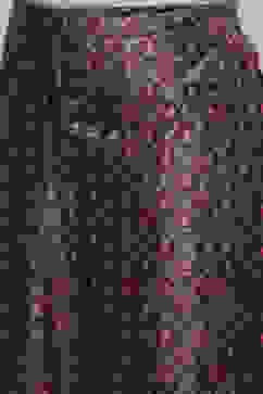 Plum Velvet Printed Straight Winter Suit Set image number 2