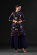 Rohit Bal Off White Cotton Silk Straight Printed Kurta Set image number 8
