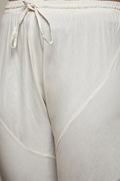 Cream Nylon Anarkali Suit Set image number 5