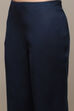 Blue Cotton Printed Unstitched Suit Set image number 3