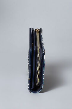 Navy Pu Leather Wallet image number 2