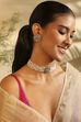Beige Gold Plated Brass Choker Set image number 3