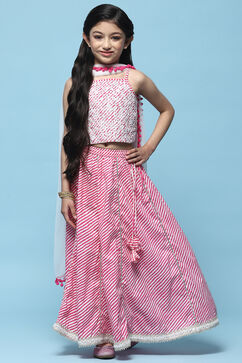 Pink Cotton Straight Set image number 7