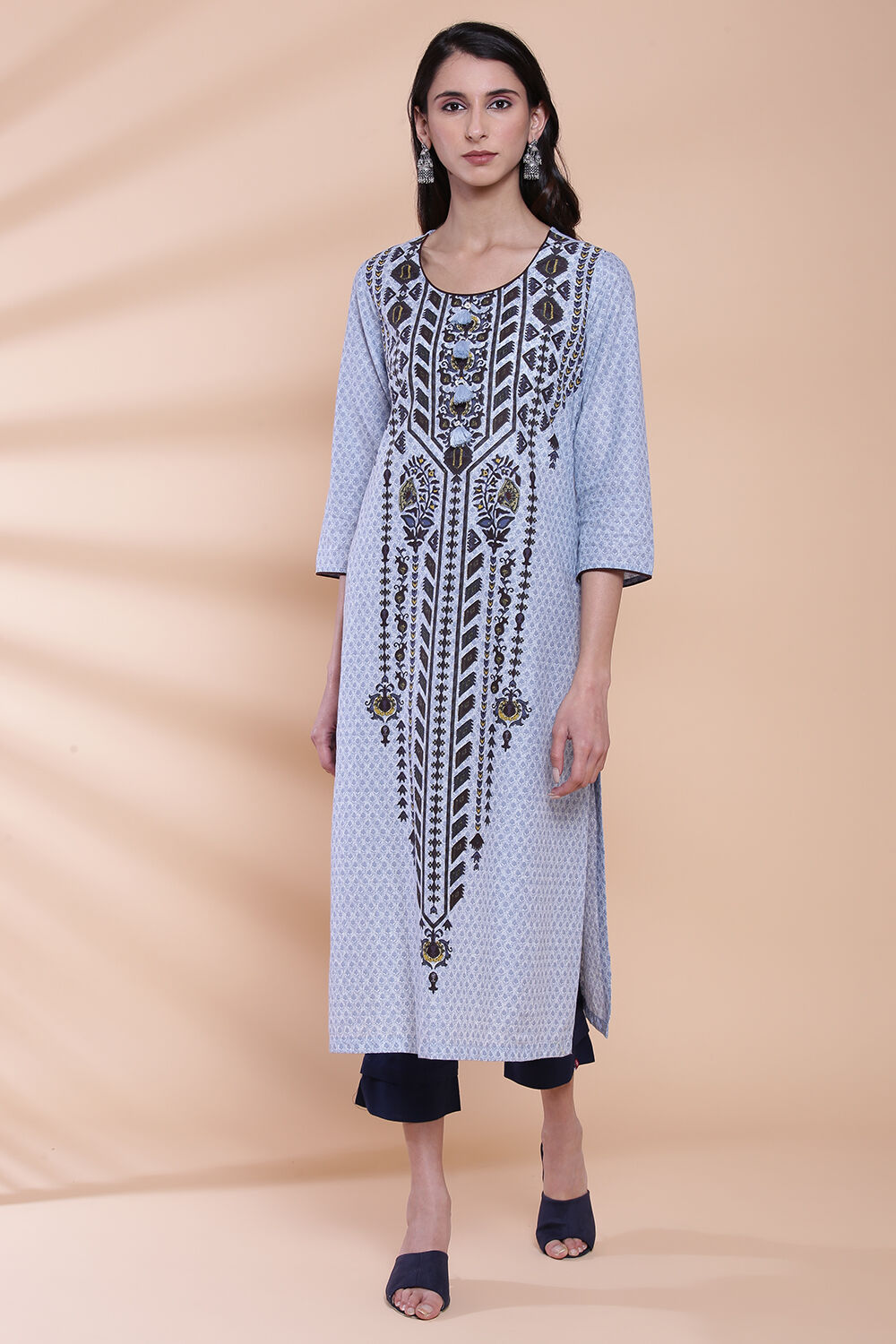 Biba cotton kurtis hot sale online shopping