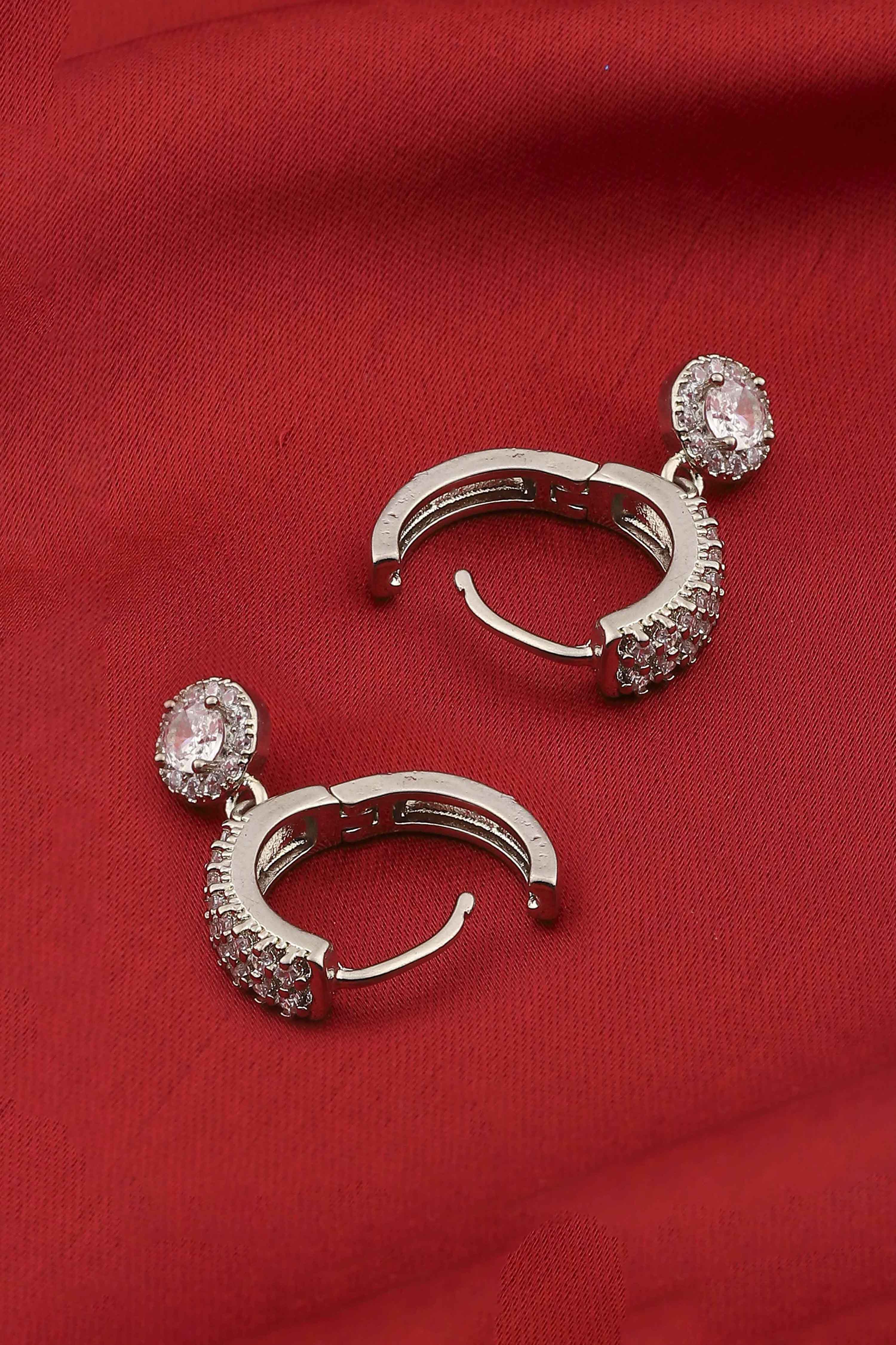 Off White Brass Huggies image number 2