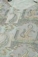 Grey Organza Unstitched Suit Set image number 2