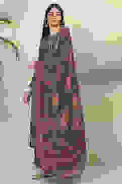 Tea Green Art Silk Kalidar Kurta Palazzo Suit Set image number 5