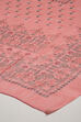Peach Cotton Screen Print Unstitched Suit Set image number 4