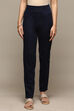 Indigo Cotton Blend Solid Jeggings image number 5