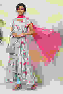 Sea Green Art Silk Anarkali Kurta Churidar Suit Set image number 7