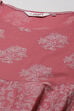 Onion Pink Cotton Printed Kurta Dress image number 1