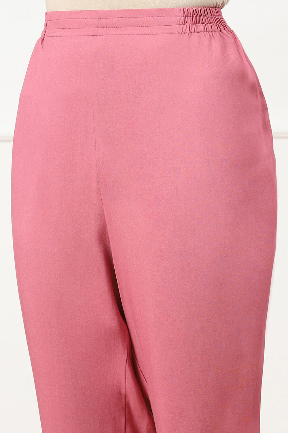 Blue Silk Blend Hand Embroidered Unstitched Suit Set image number 2