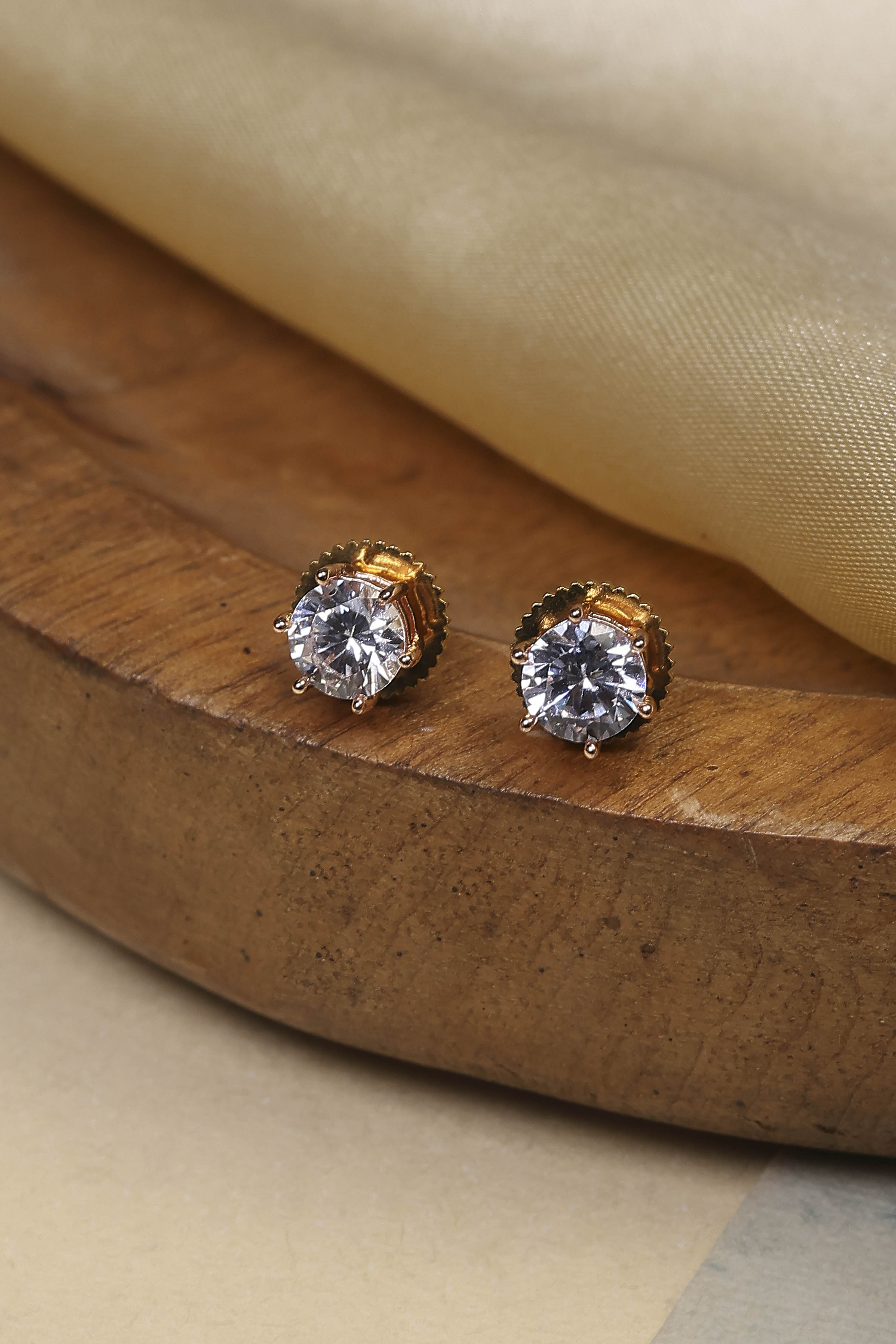 White Brass Studs image number 0