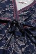 Indigo Pink Acrylic Flared Printed Dress image number 1