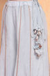 Pastel Blue Polyester A-line Suit Set image number 2