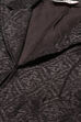 Coral & Black Polyester Embroidered Jacket image number 1