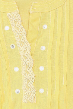 Yellow Cotton Flax Top image number 1
