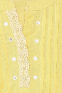Yellow Cotton Flax Top image number 1