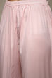 Pink Silk Blend Digital Print Unstitched Suit Set
