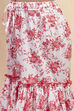 White Red Cotton Sharara Suit Set image number 2