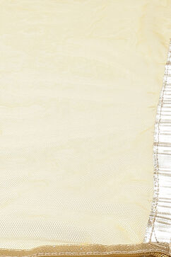 Mustard Art Silk Straight Kurta Slim Pants Suit Set image number 3