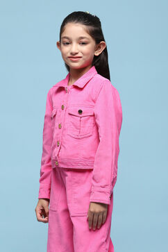 Pink Cotton Jacket image number 2