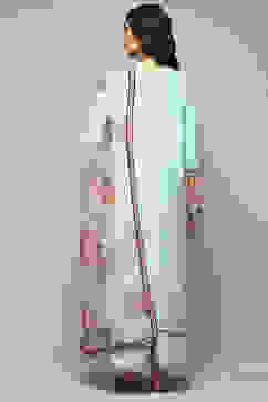 Sea Green Poly Viscose A-Line Kurta Palazzo Suit Set image number 4