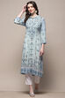 Ice Blue Rayon Straight Kurta image number 0