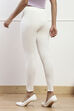 Black Cotton Blend Solid Leggings image number 5