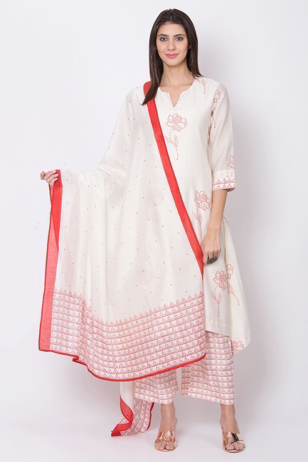 Biba white suit sales