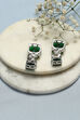 Green Brass Earrings image number 2