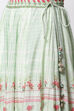 Green Art Silk Skirts image number 1