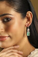 Mint Green Brass Drop & Danglers image number 1