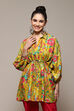 Teal LIVA Printed Top image number 5