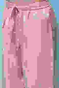  Green Cotton Tissue Anarkali With Palazzo & Net Dupatta image number 2