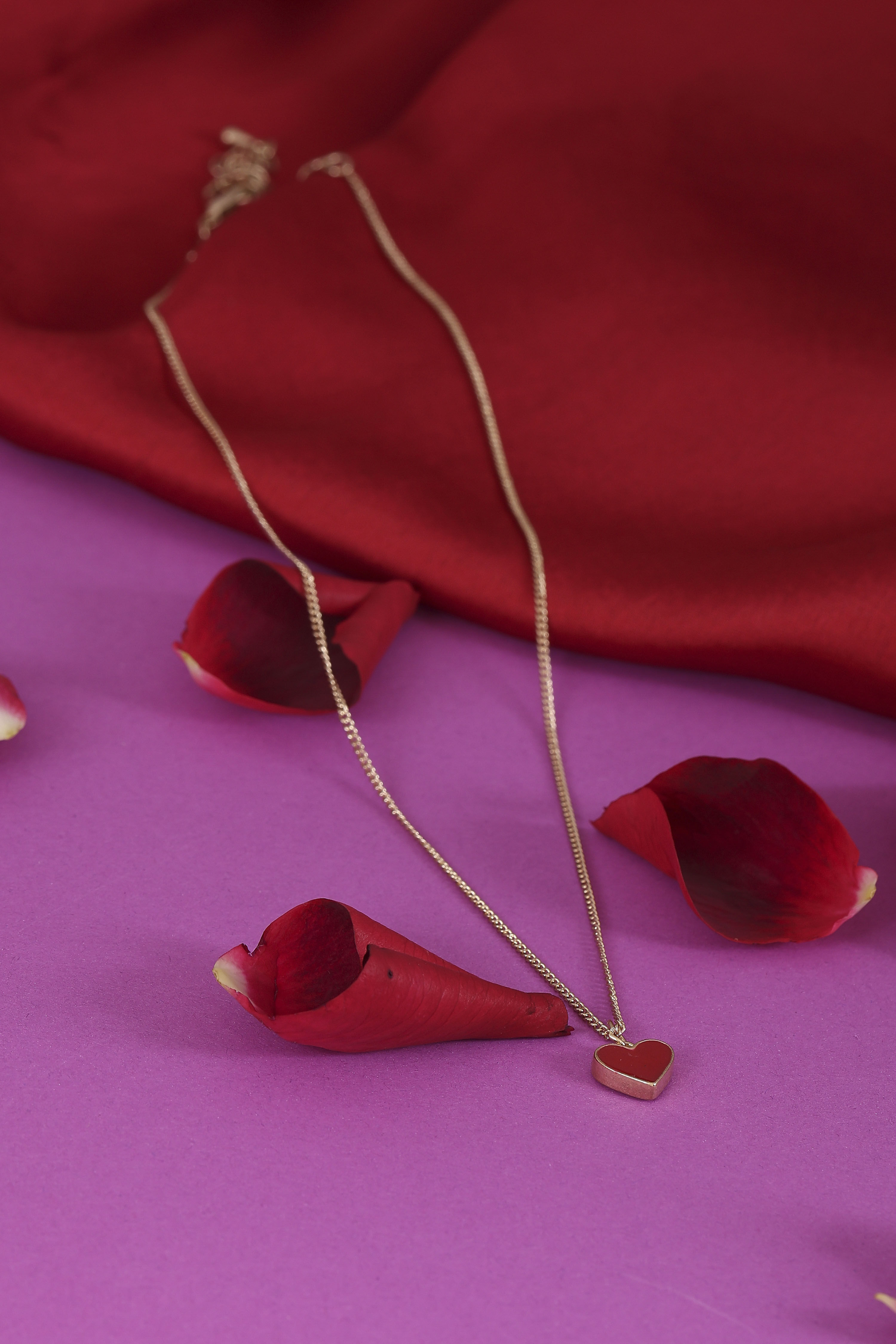 Red Brass Necklace image number 0