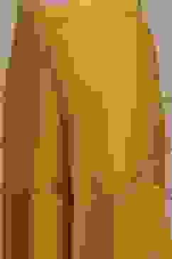 Yellow Viscose Blend A-Line Printed Garara Suit Set image number 2