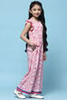 Pink Rayon Straight Jumpsuit image number 4