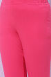 Pink Cotton Tiered Kurta Churidar Suit Set image number 6