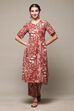 Terracotta LIVA Straight Printed 2 Piece Set image number 0